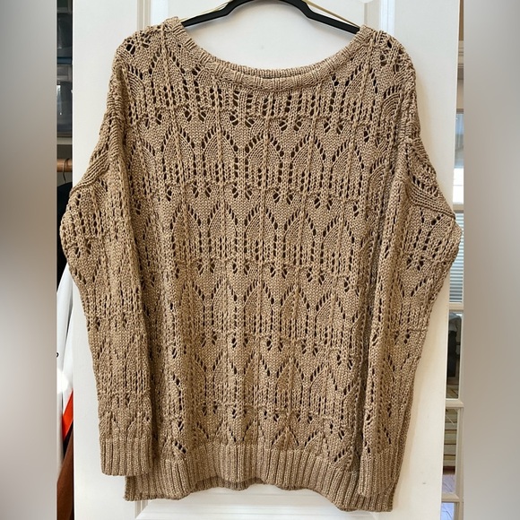 Jones New York Sweaters - Jones New York Gold Metallic Sweater